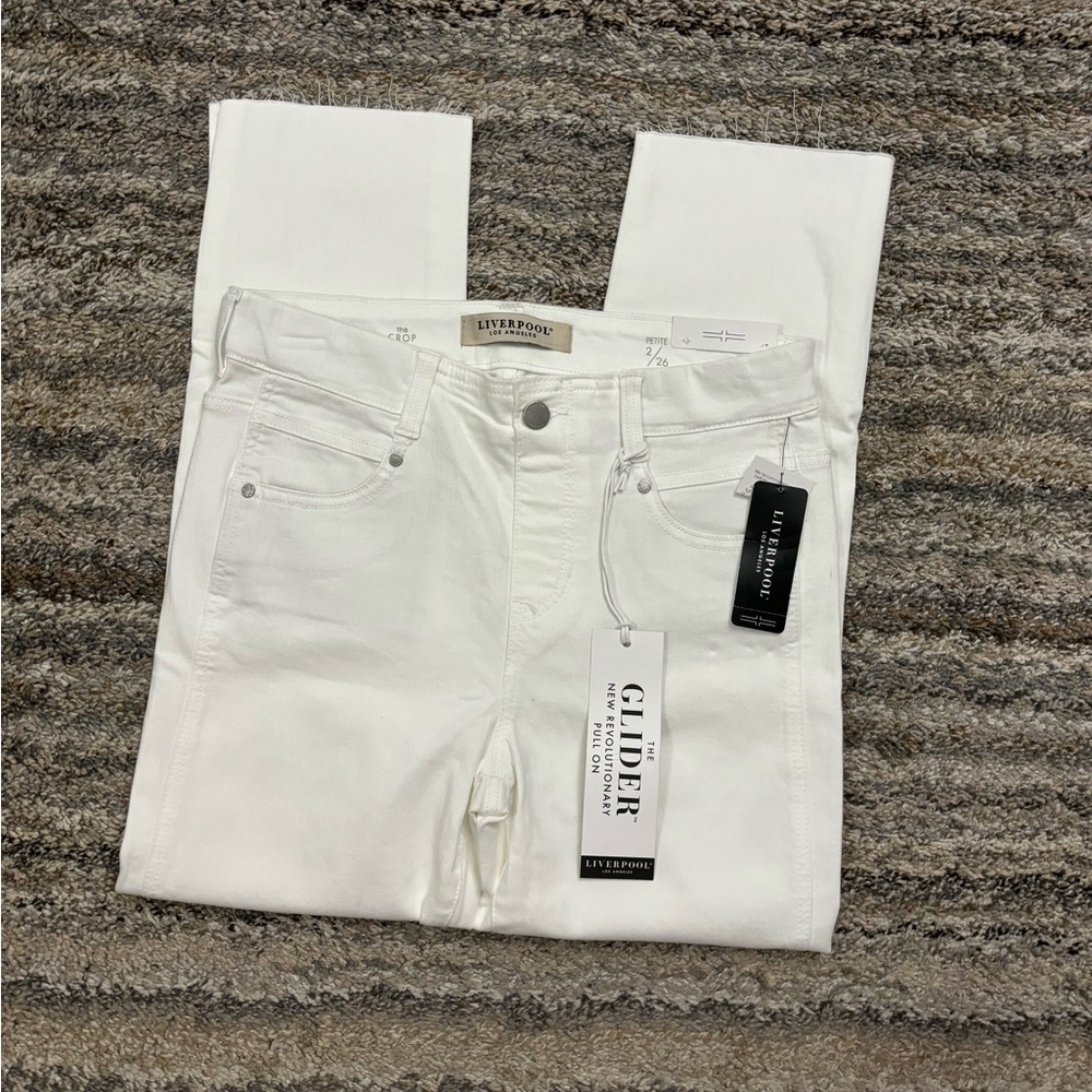Liverpool Glider Cropped Pull-On Jeans Sz 2/26P NWT | Liverpool Pull-On Cropped- - Picture 3 of 15